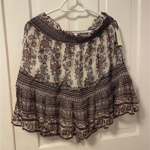 By Anthropologie pull on mini skirt